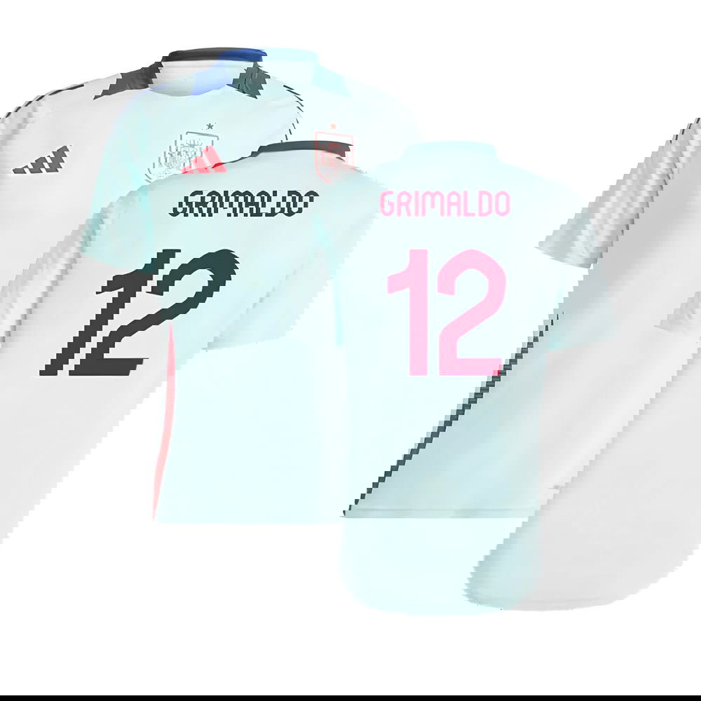 2024-2025 Spain Training Jersey (Halo Mint) (Grimaldo 12)