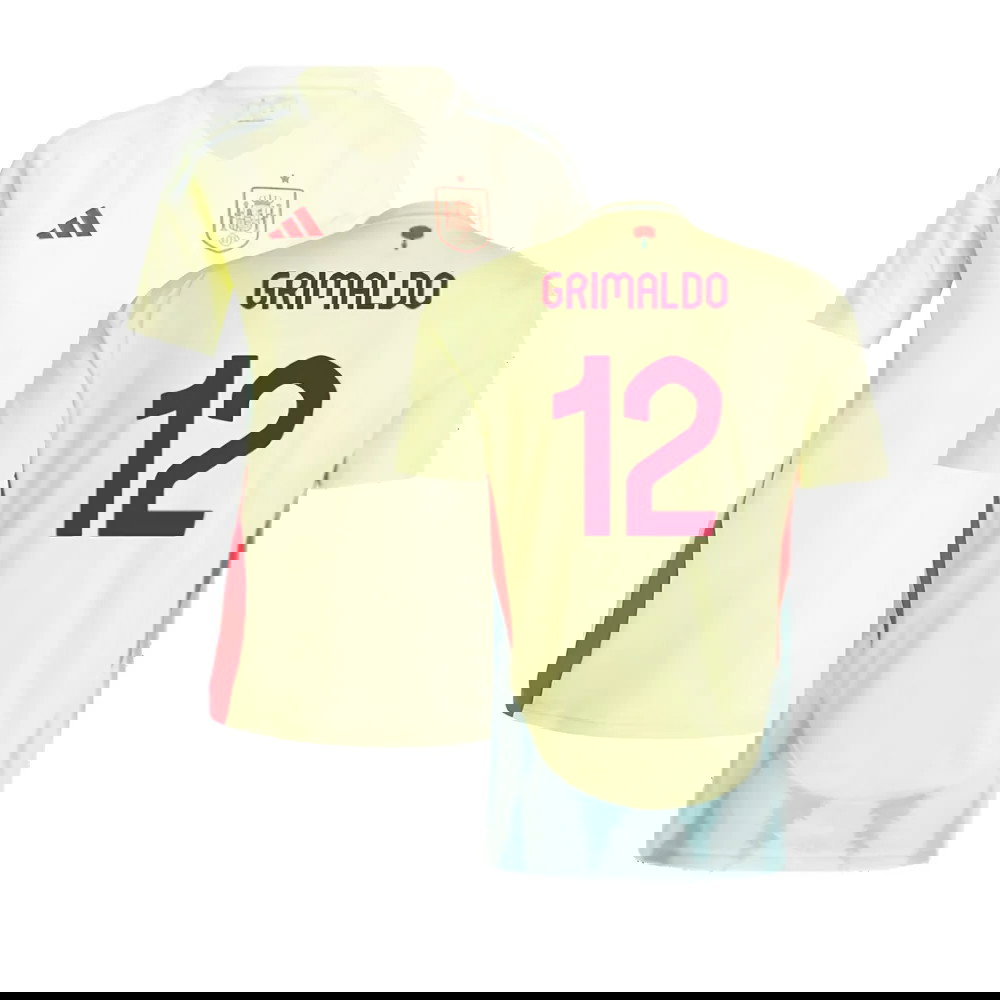 2024-2025 Spain Away Shirt (Ladies) (Grimaldo 12)