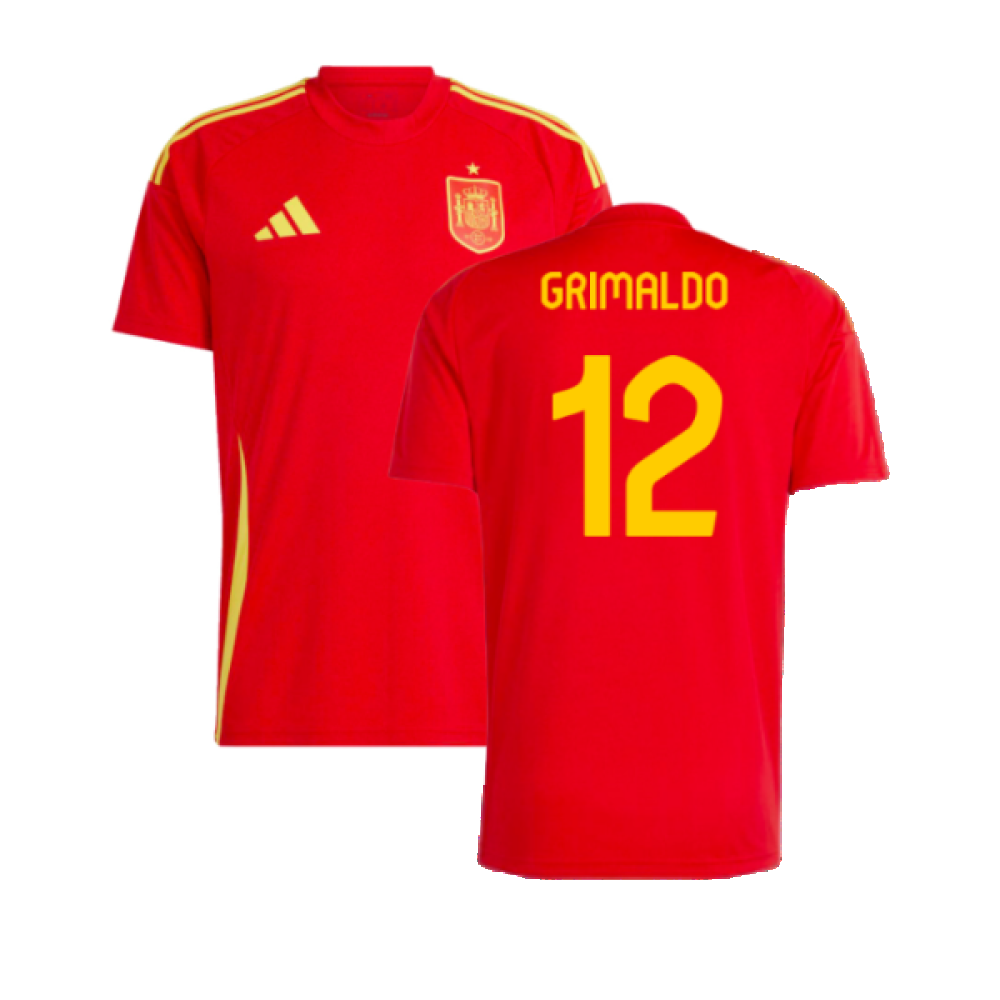 2024-2025 Spain Home Fan Jersey (Grimaldo 12)