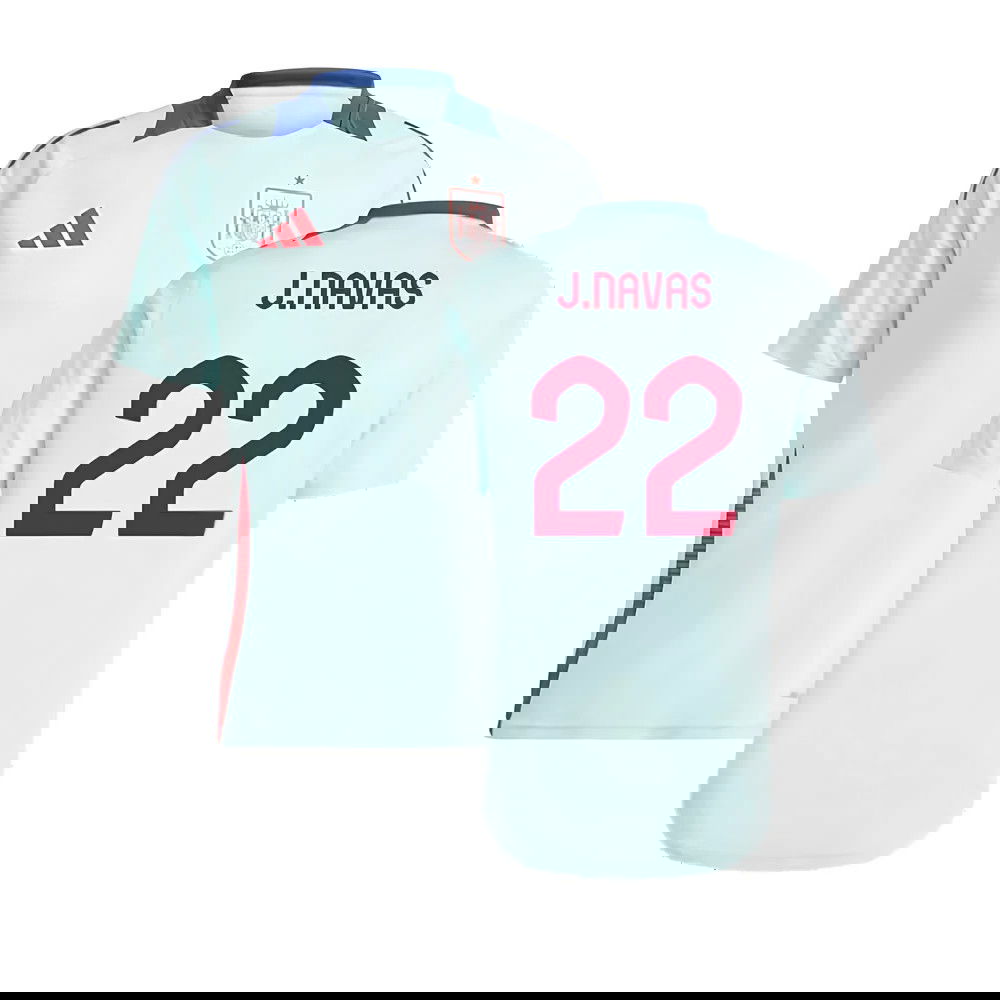 2024-2025 Spain Training Jersey (Halo Mint) (J.Navas 22)
