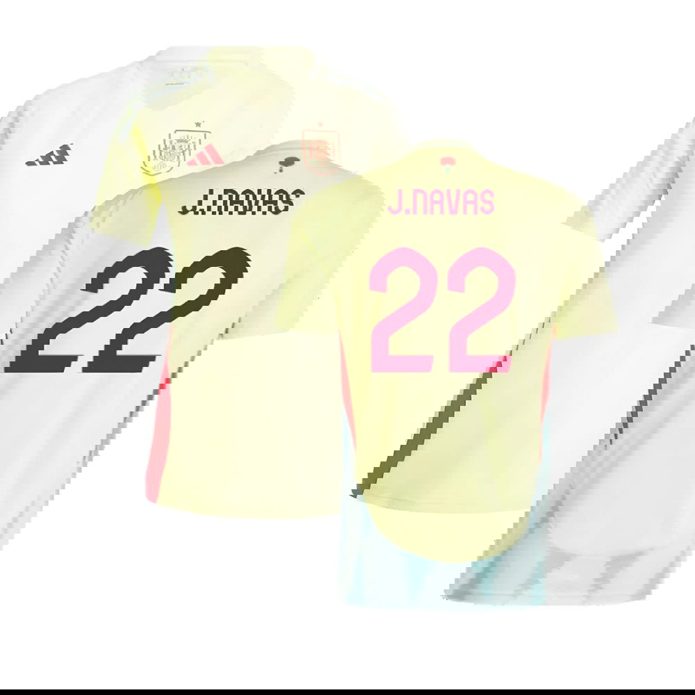 2024-2025 Spain Away Shirt (Ladies) (J.Navas 22)