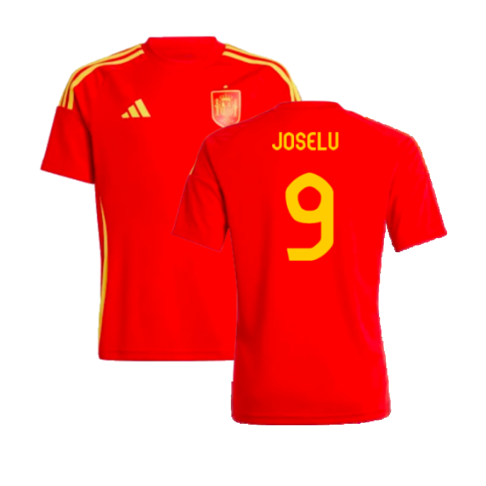 2024-2025 Spain Home Fan Shirt (Kids) (Joselu 9)