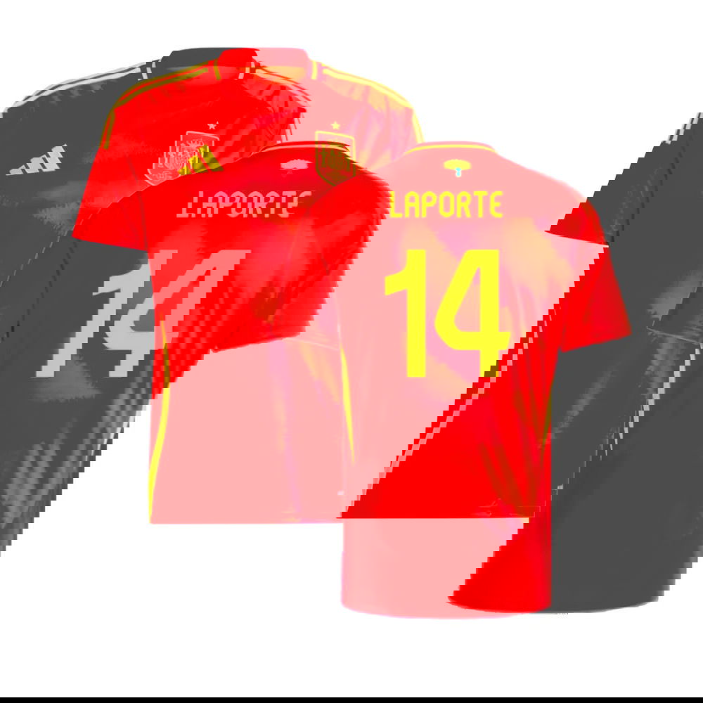 2024-2025 Spain Home Shirt (Laporte 14)