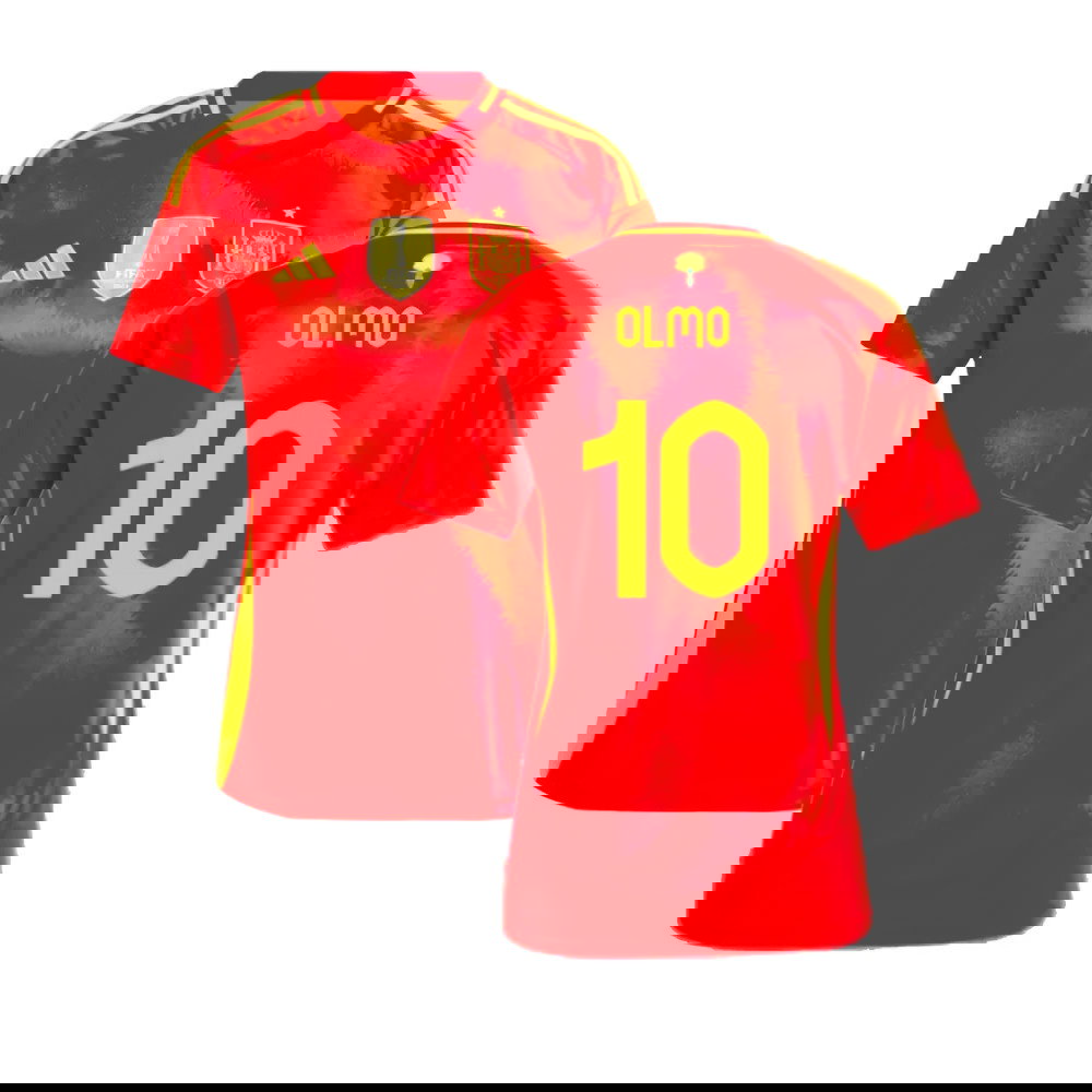 2024-2025 Spain Home Shirt (Ladies) (Olmo 10)