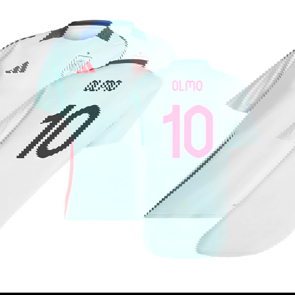 2024-2025 Spain Training Jersey (Halo Mint) (Olmo 10)