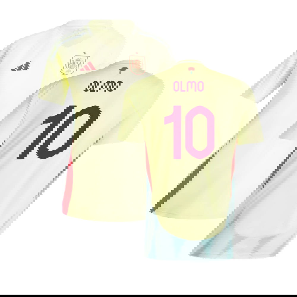 2024-2025 Spain Away Shirt (Ladies) (Olmo 10)