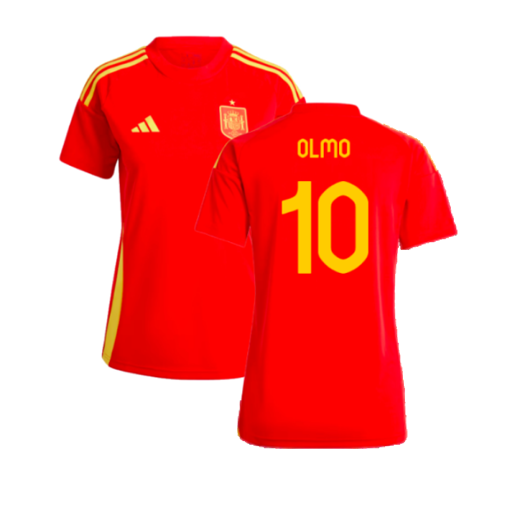 2024-2025 Spain Home Fan Shirt (Ladies) (Olmo 10)