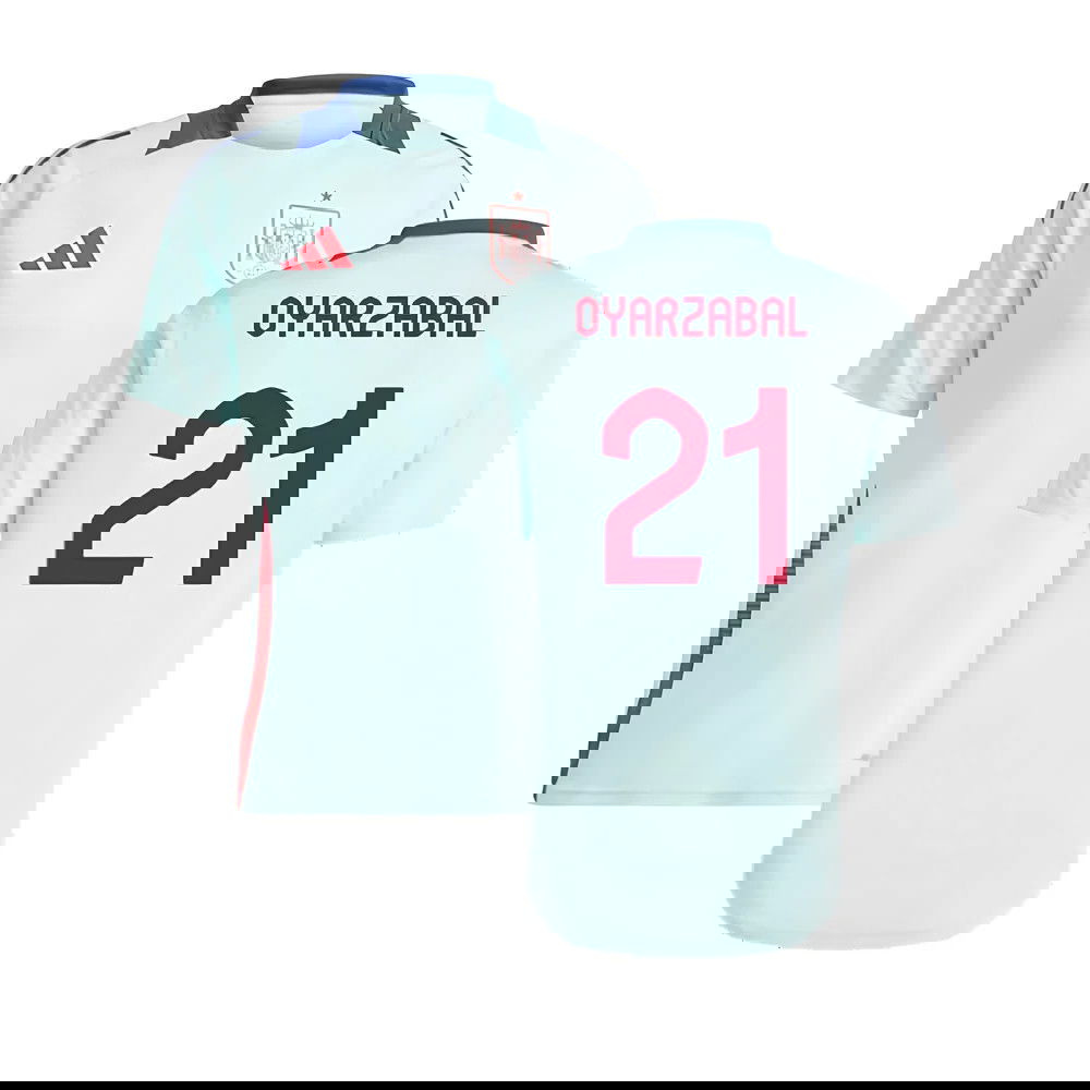 2024-2025 Spain Training Jersey (Halo Mint) (Oyarzabal 21)
