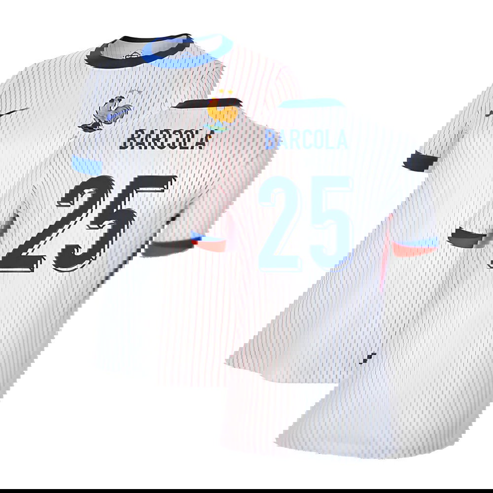 2024-2025 France Away Shirt (Womens) (Barcola 25)
