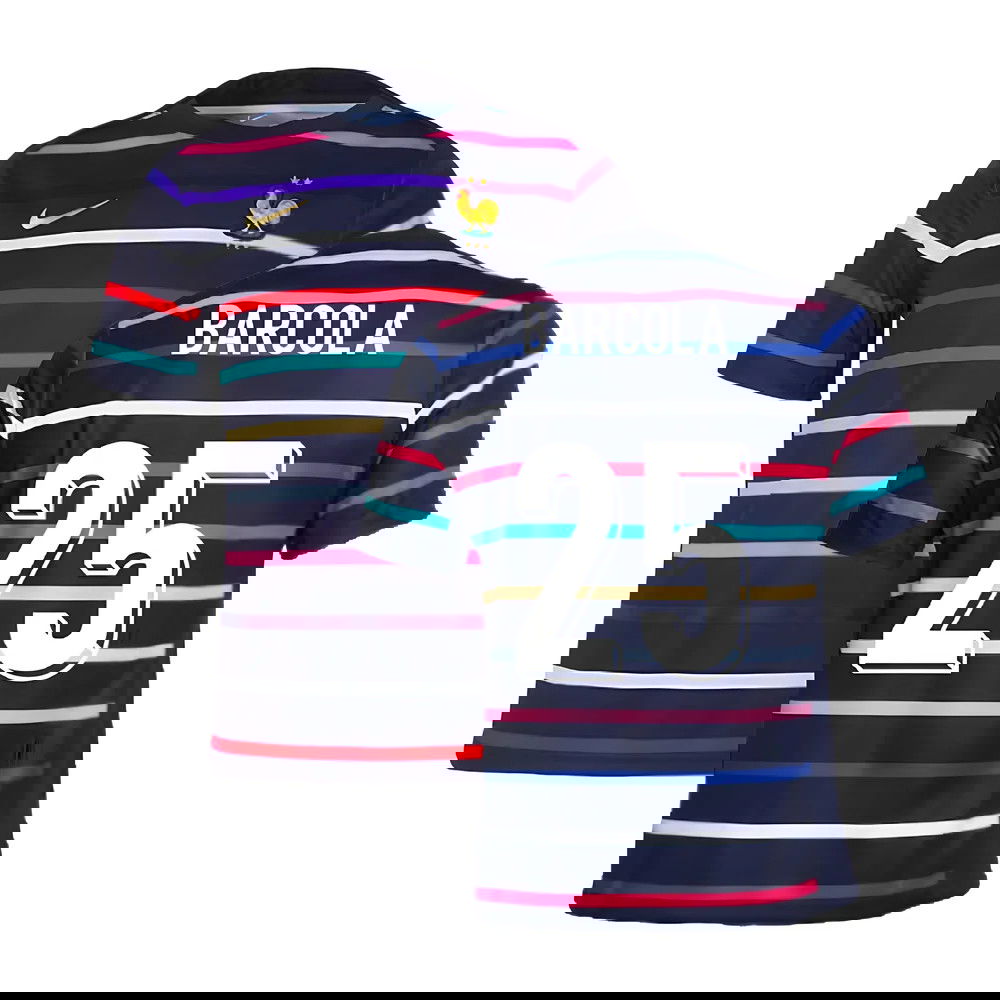 2024-2025 France Academy Pro Home Pre-Match Top (Navy) (Barcola 25)