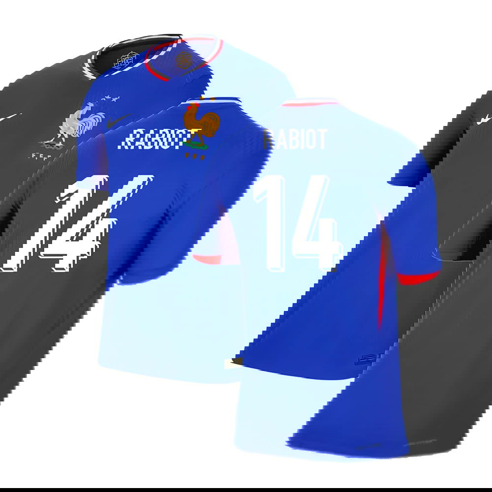 2024-2025 France Dri-FIT ADV Match Home Shirt (Rabiot 14)