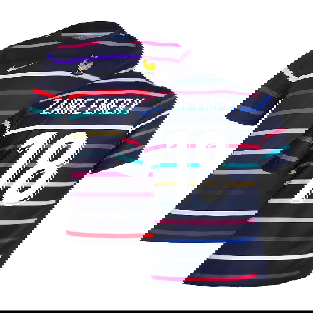 2024-2025 France Academy Pro Home Pre-Match Top (Navy) (Zaire Emery 18)