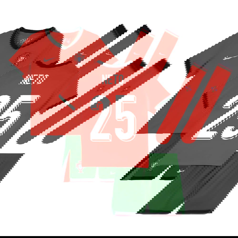 2024-2025 Portugal Home Mini Kit (Neto 25)