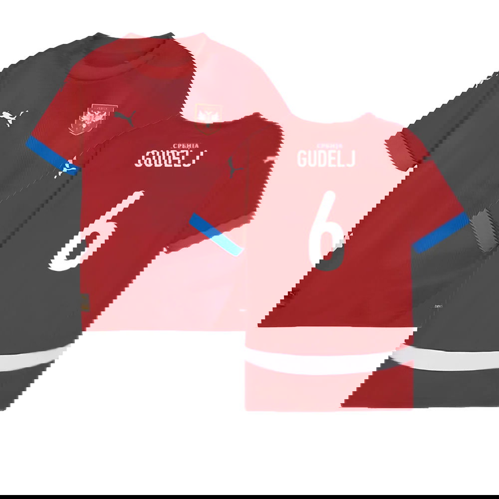 2024-2025 Serbia Home Shirt (Kids) (Gudelj 6)