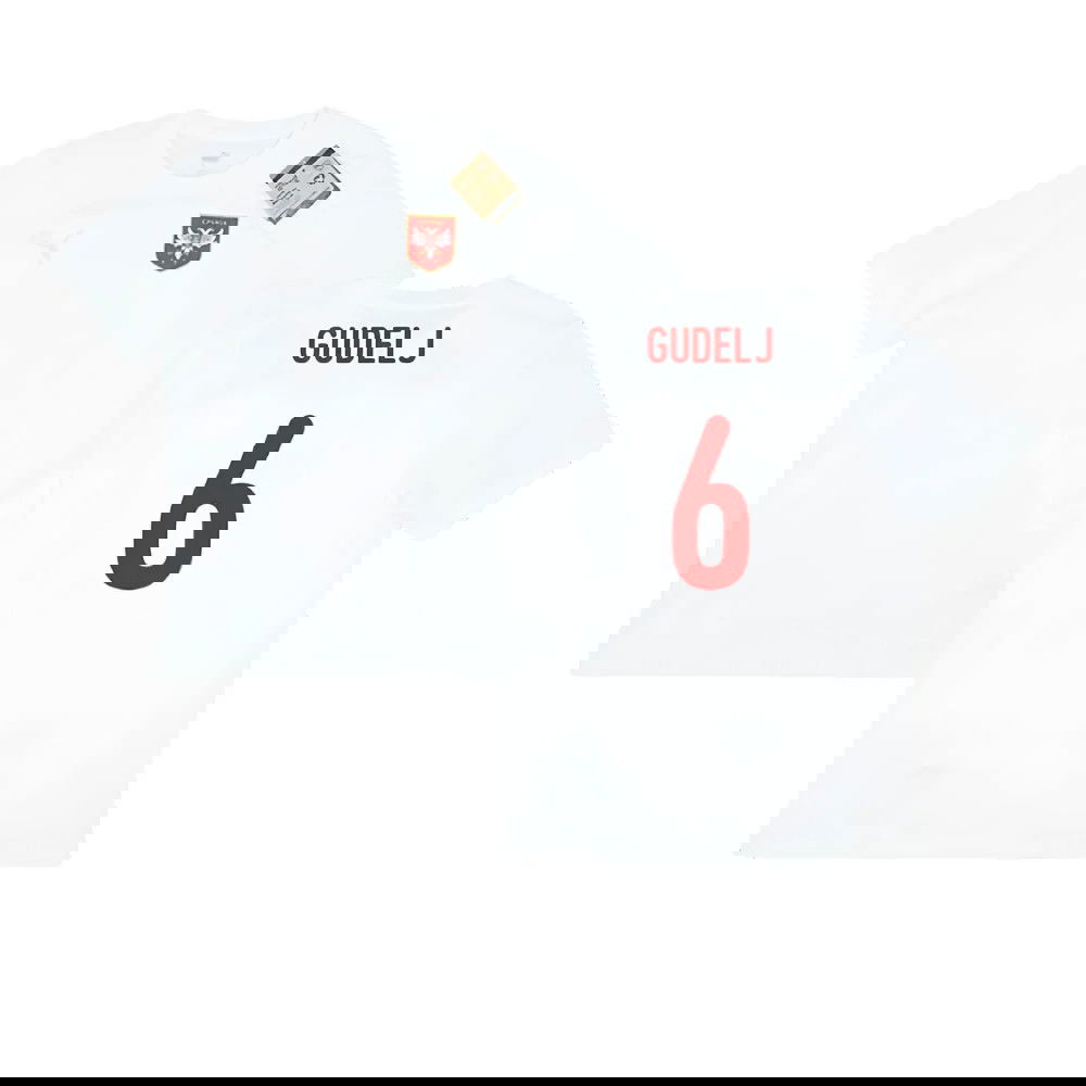 2024-2025 Serbia Training Jersey (White) (Gudelj 6)