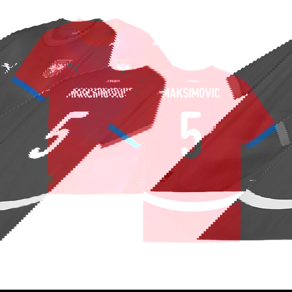 2024-2025 Serbia Home Shirt (Maksimovic 5)