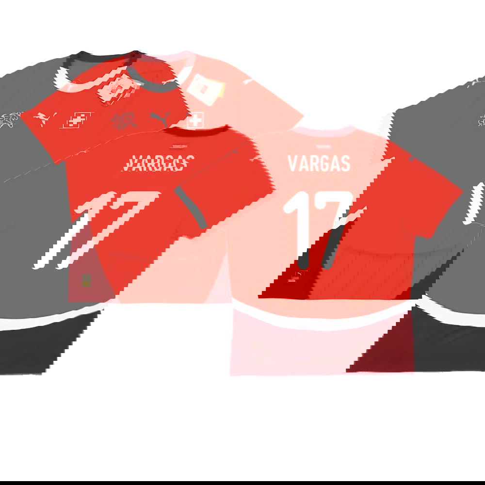 2024-2025 Switzerland Home Shirt (Vargas 17)