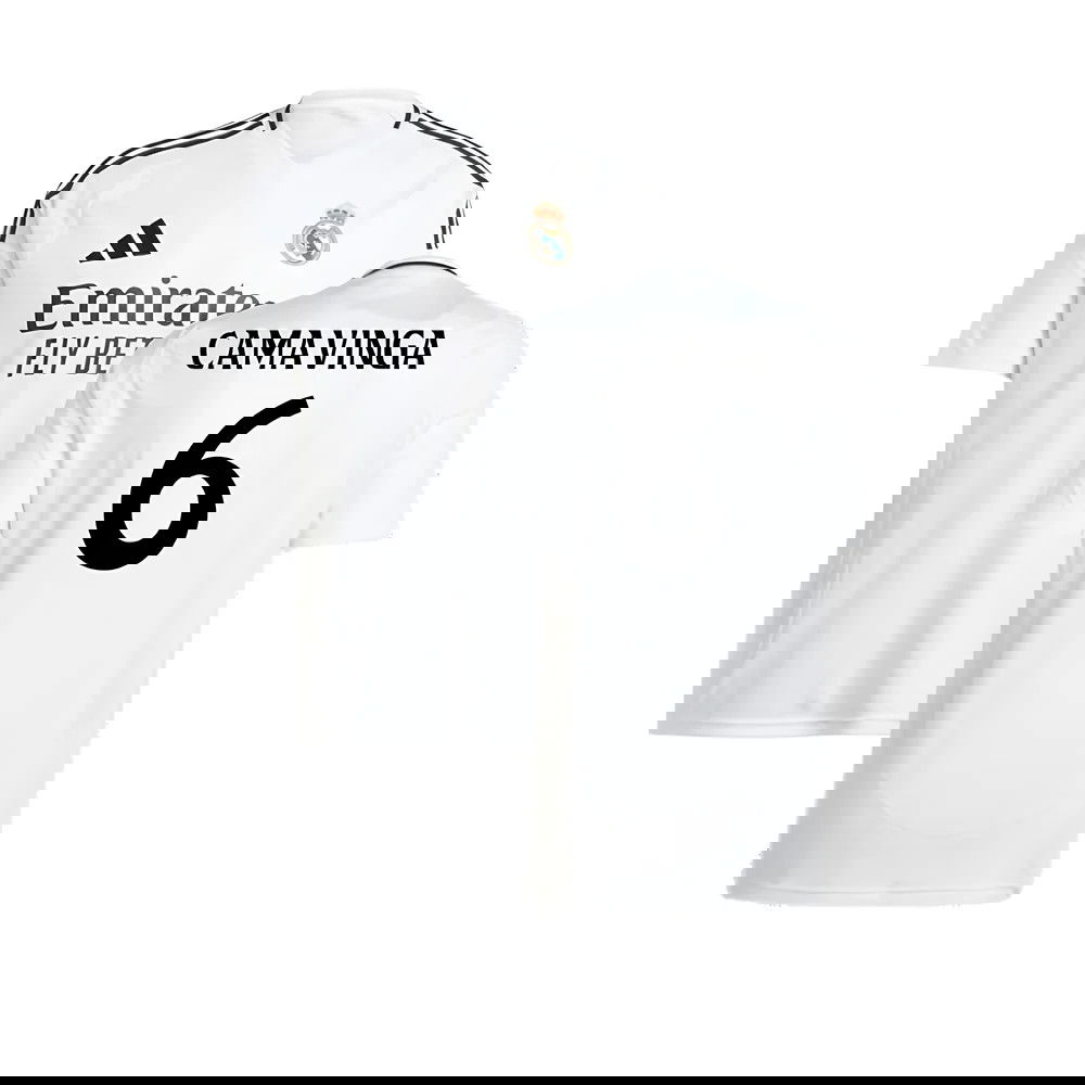 2024-2025 Real Madrid Home Shirt (Camavinga 6)