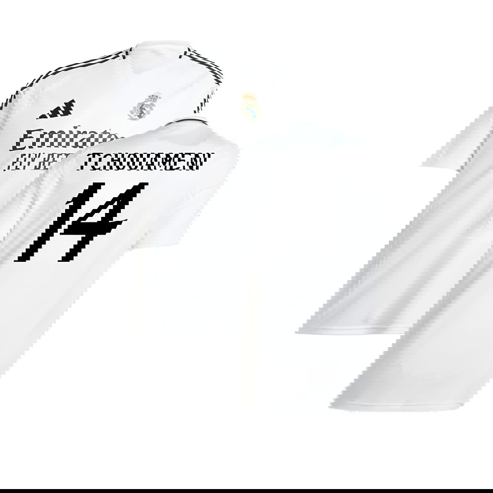 2024-2025 Real Madrid Home Shirt (Tchouameni 14)