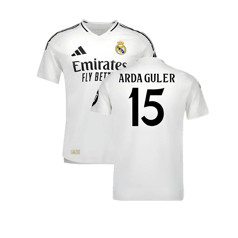 2024-2025 Real Madrid Authentic Home Shirt (Arda Guler 15)