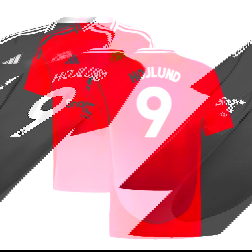 2024-2025 Man Utd Home Shirt (Kids) (Hojlund 9)