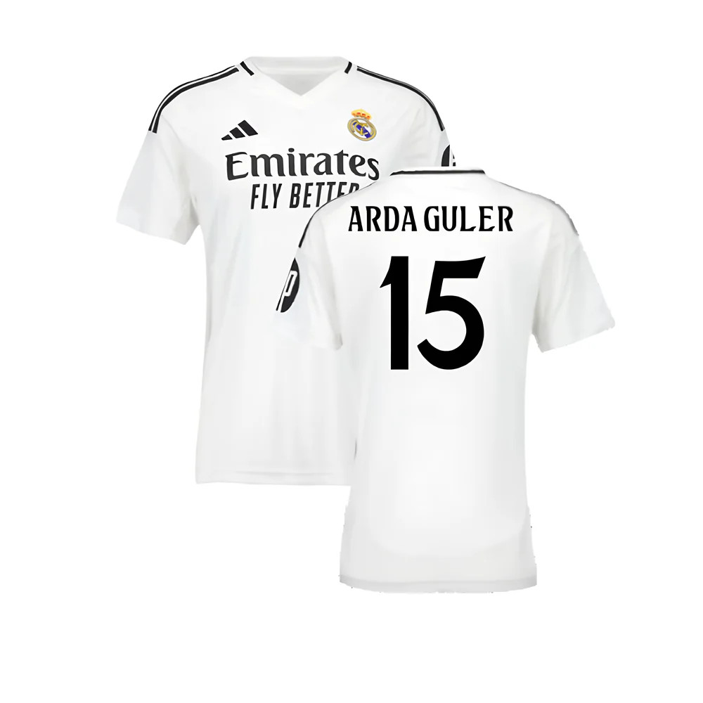 2024-2025 Real Madrid Home Shirt (Womens) (Arda Guler 15)