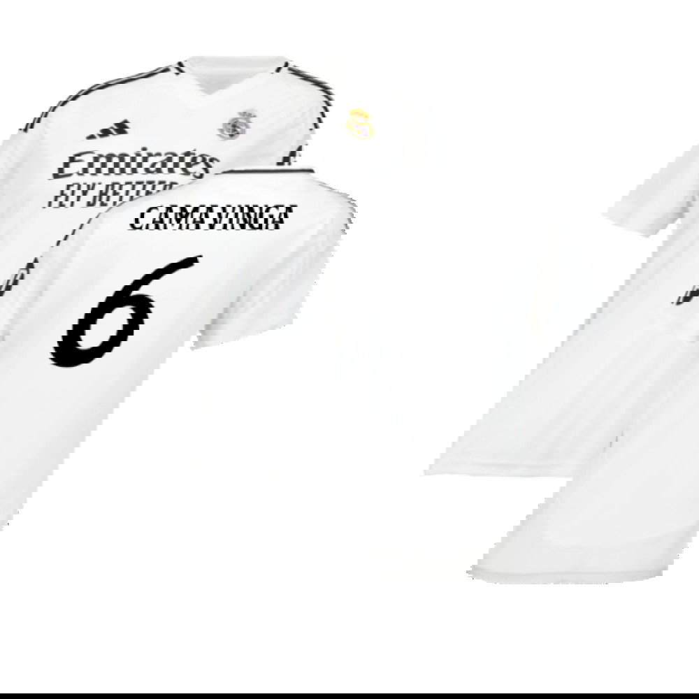 2024-2025 Real Madrid Home Shirt (Womens) (Camavinga 6)
