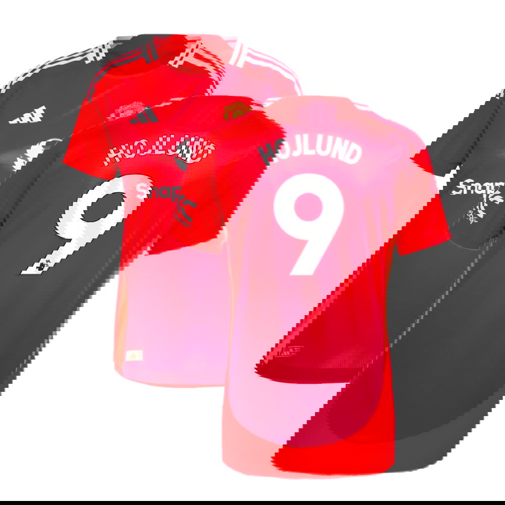 2024-2025 Man Utd Authentic Home Shirt (Womens) (Hojlund 9)