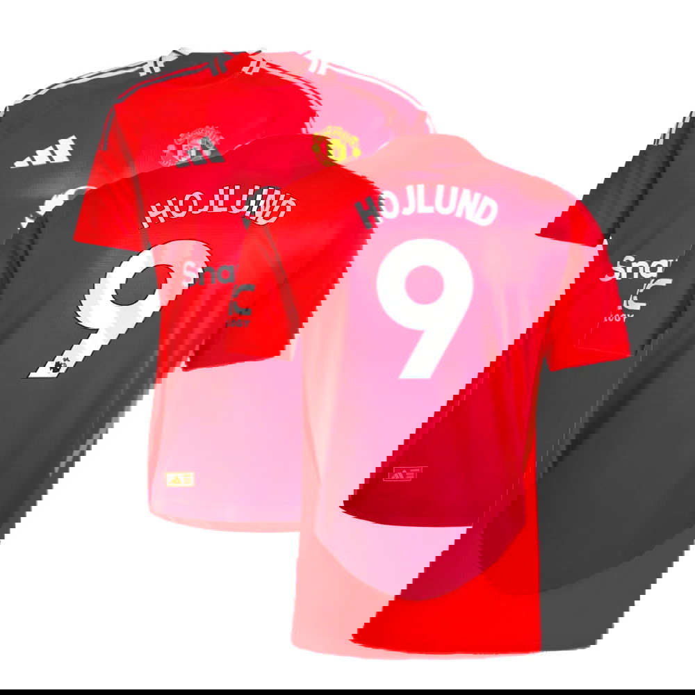 2024-2025 Man Utd Authentic Home Shirt (Hojlund 9)