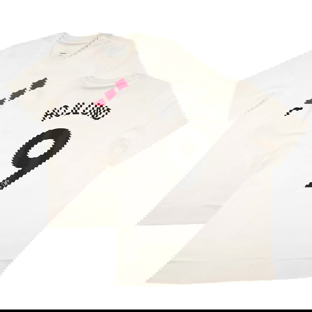 2024-2025 Man Utd SZN Graphic Tee (Cream White) (Hojlund 9)