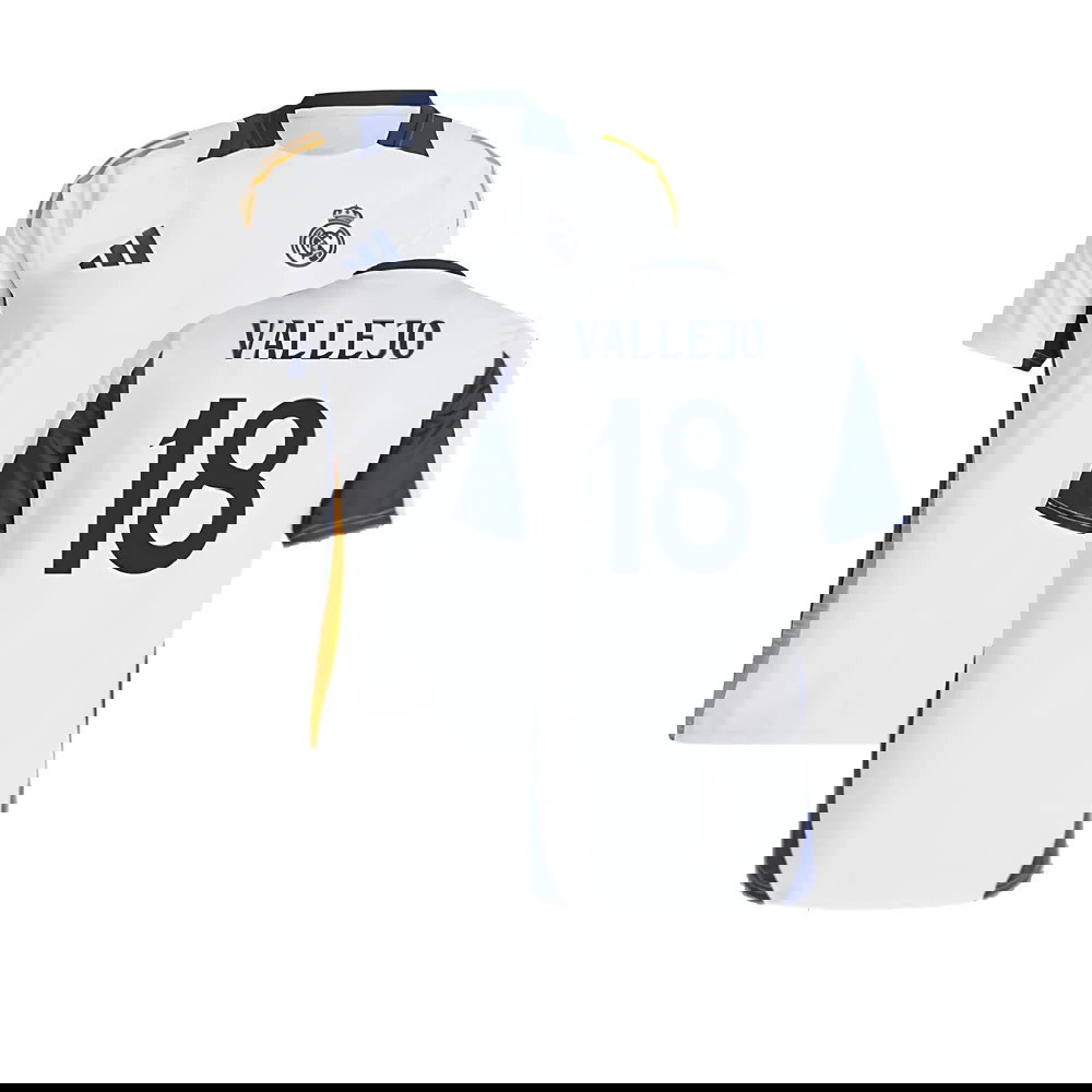 2024-2025 Real Madrid Training Shirt (White) (Vallejo 18)
