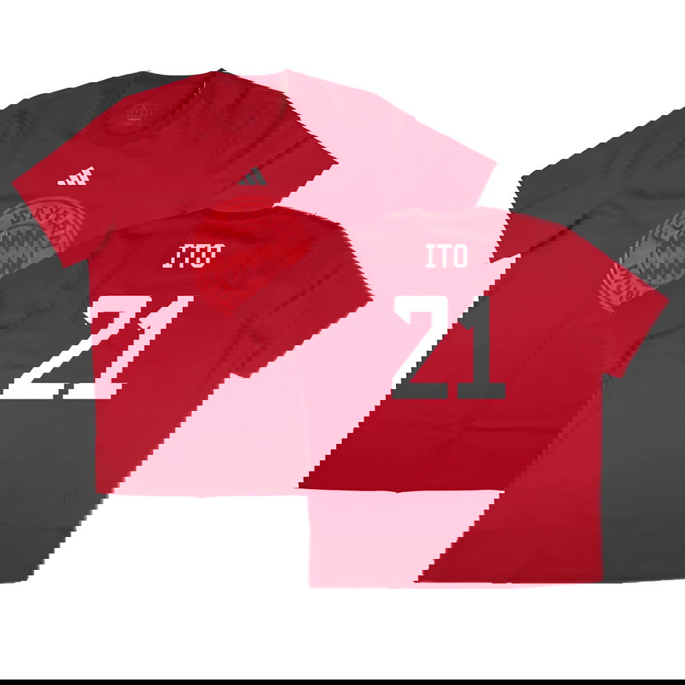 2024-2025 Bayern Munich DNA Graphic Tee (Red) (Ito 21)