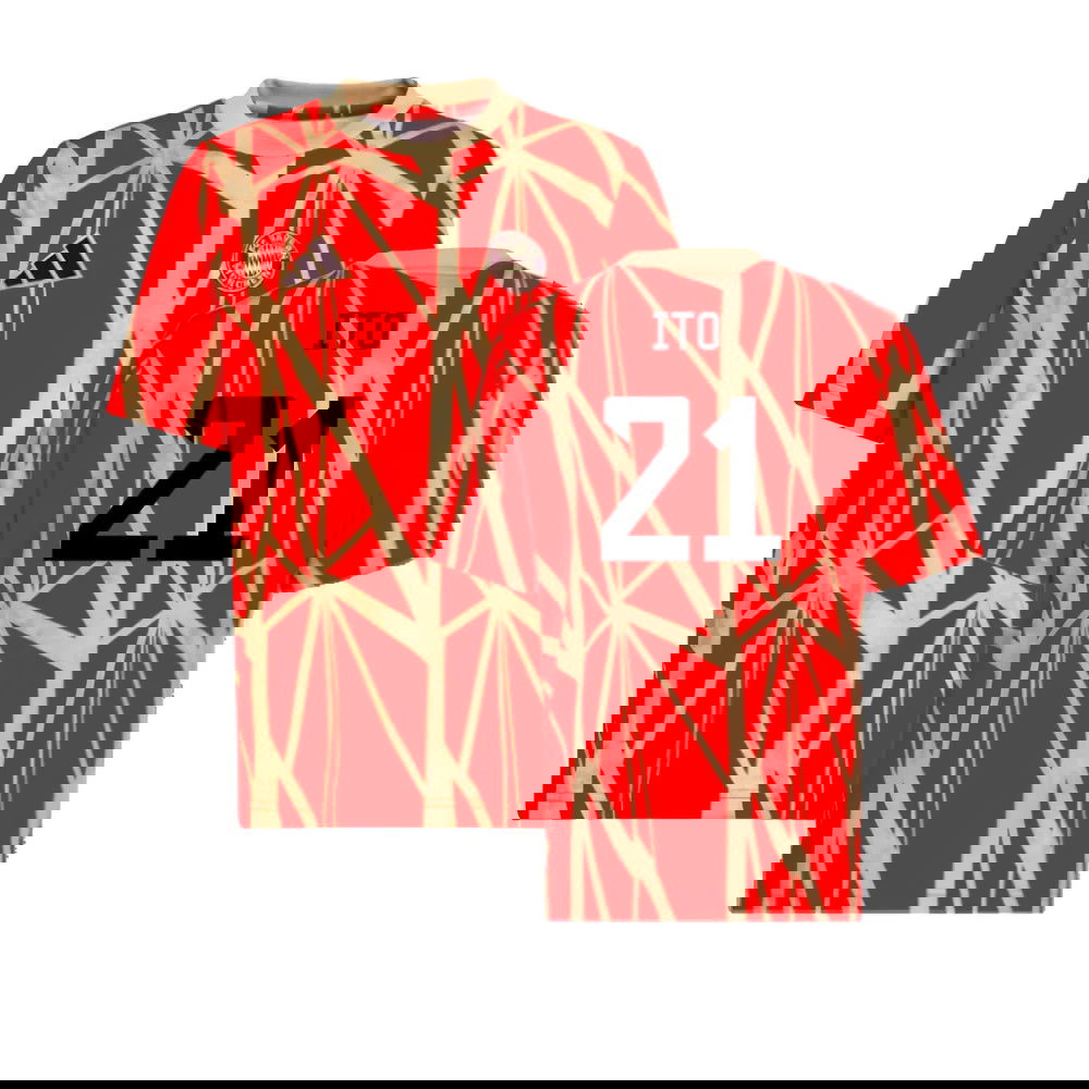 2024-2025 Bayern Munich Pre-Match Shirt (Red) (Ito 21)