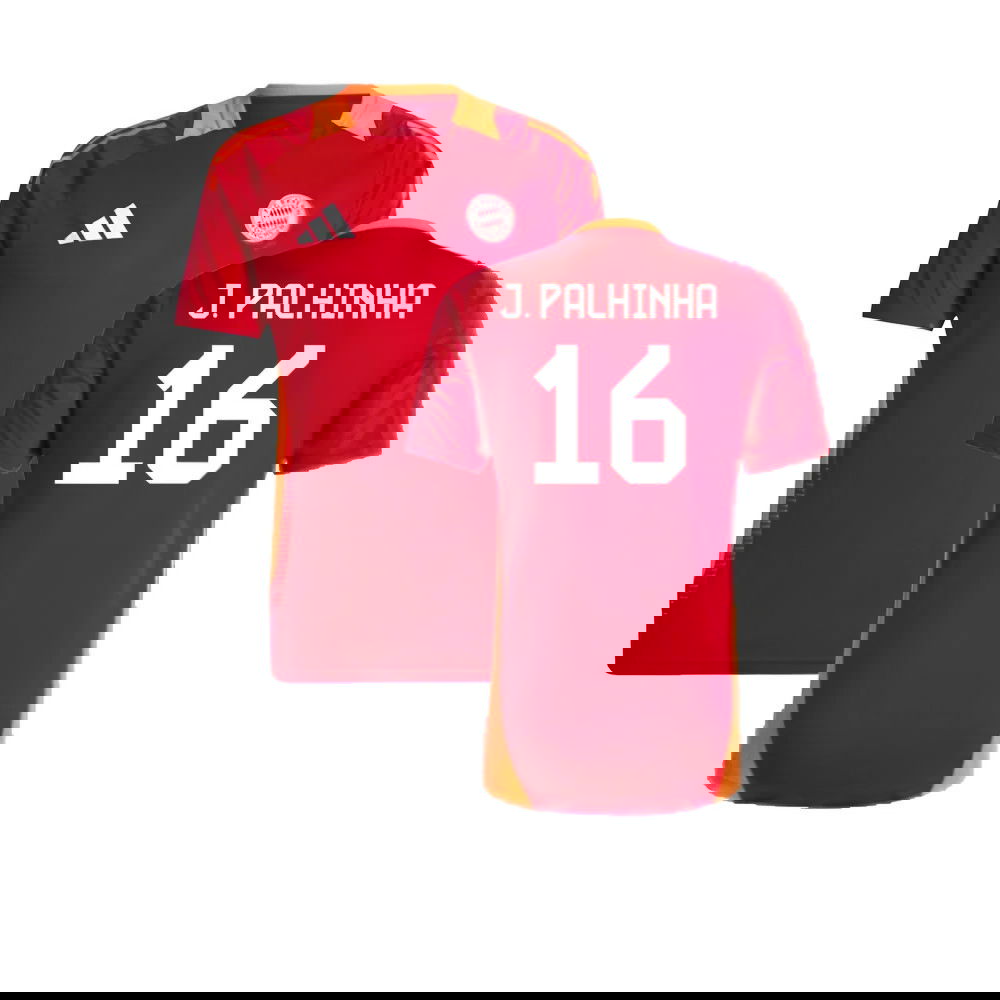 2024-2025 Bayern Munich Training Shirt (Red) (J. Palhinha 16)