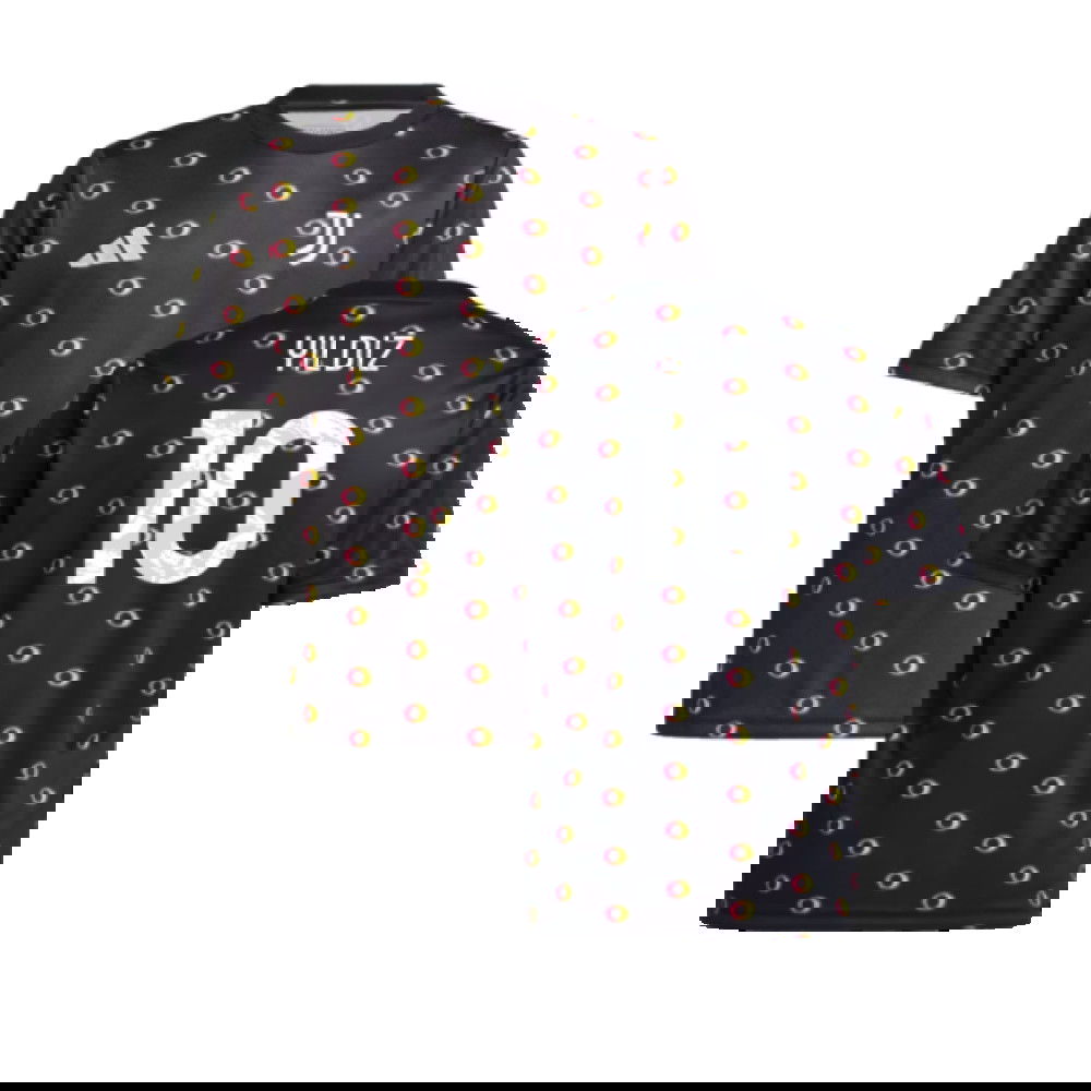 2024-2025 Juventus Pre-Match Shirt (Black) - Kids (Yildiz 10)