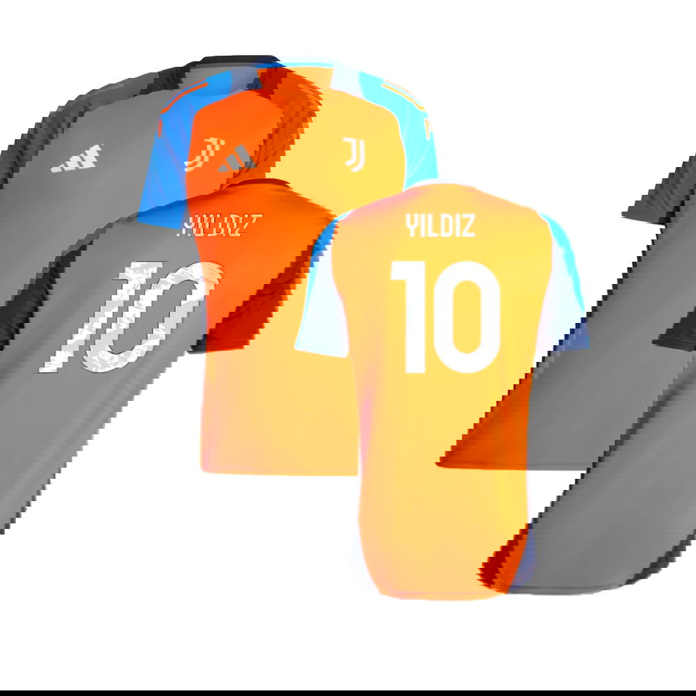 2024-2025 Juventus Training Jersey (Orange) (Yildiz 10)