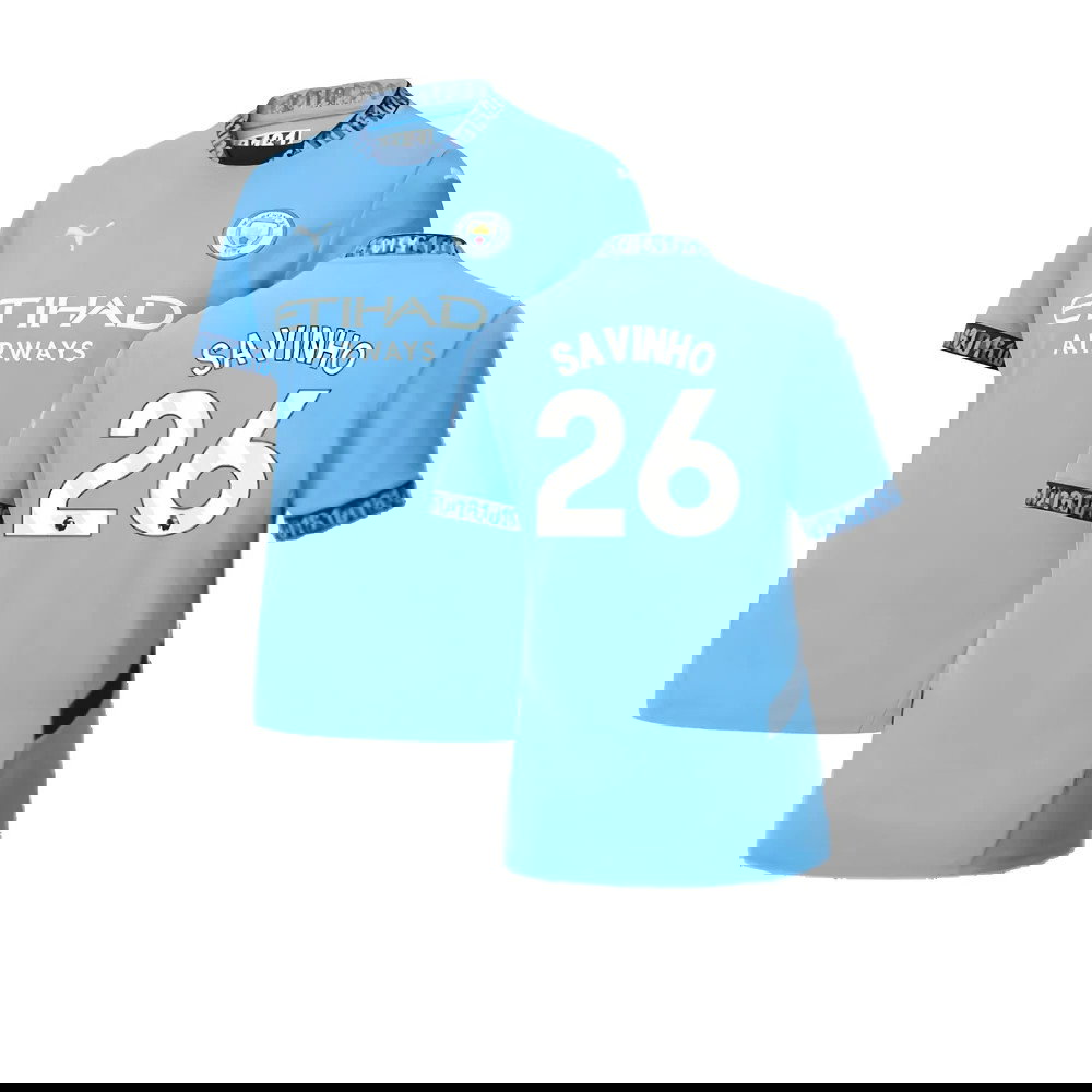 2024-2025 Man City Home Shirt (Womens) (Savinho 26)