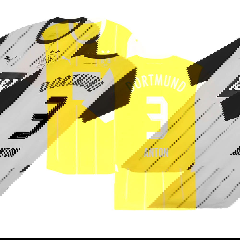 2024-2025 Borussia Dortmund Authentic Home Shirt (Anton 3)