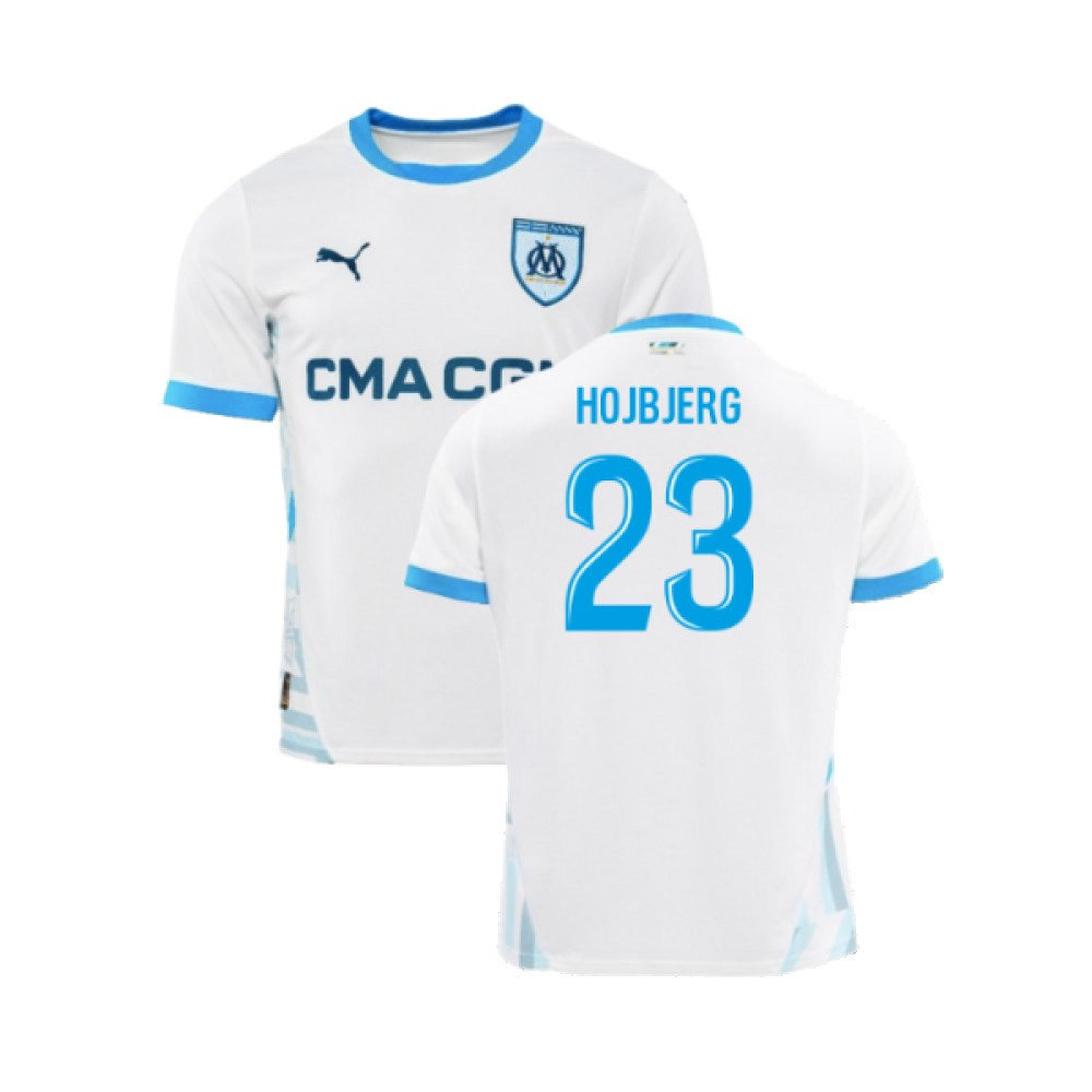 2024-2025 Marseille Home Shirt (Hojbjerg 23)