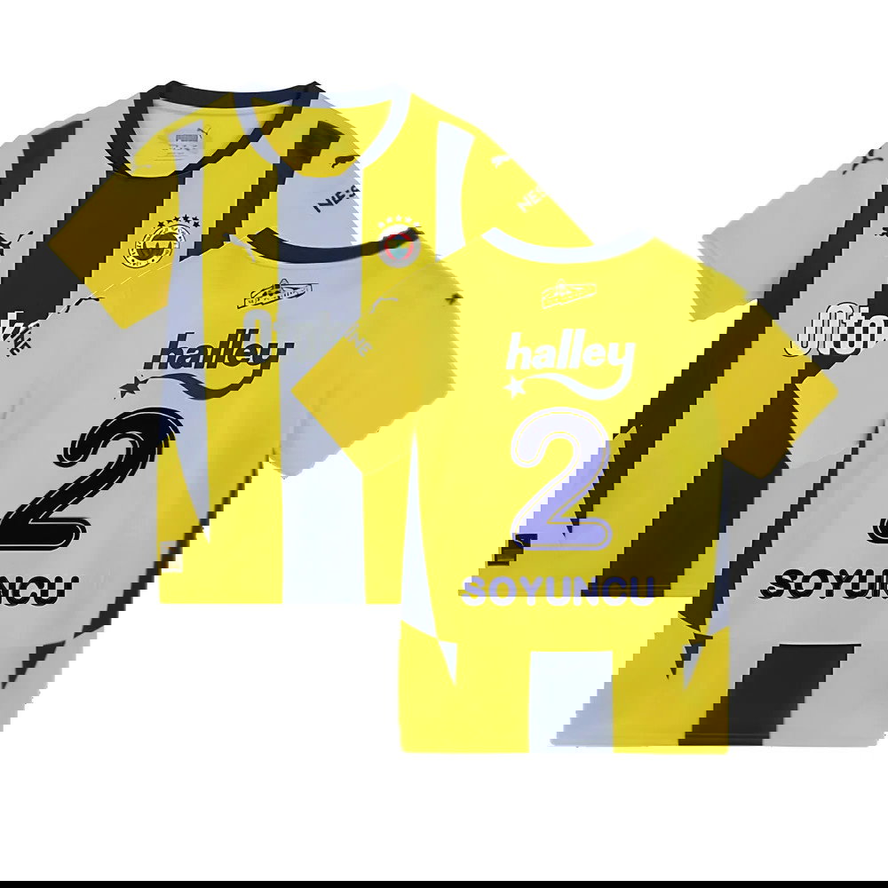 2024-2025 Fenerbahce Home Shirt (Kids) (Soyuncu 2)
