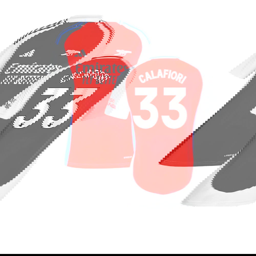 2024-2025 Arsenal Home Shirt (Womens) (Calafiori 33)