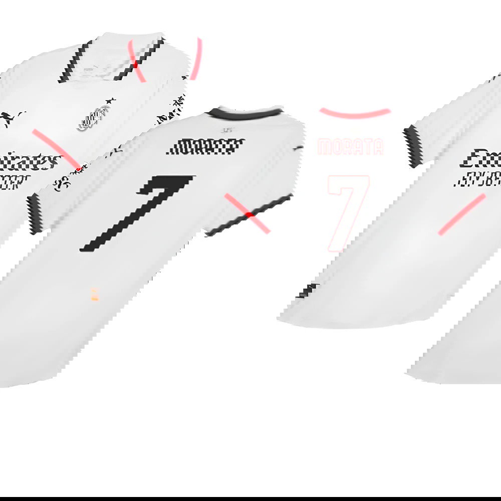 2024-2025 AC Milan Away Authentic Shirt (Morata 7)