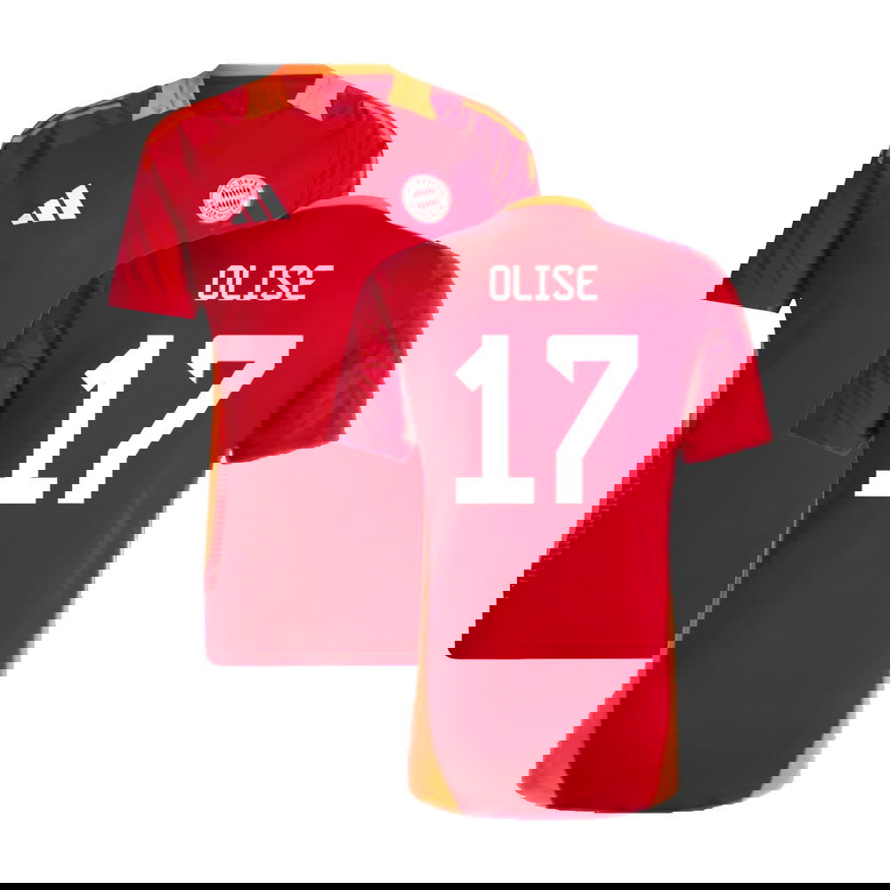 2024-2025 Bayern Munich Training Shirt (Red) (Olise 17)