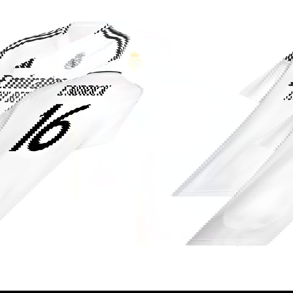 2024-2025 Real Madrid Home Shirt (Kids) (Endrick 16)