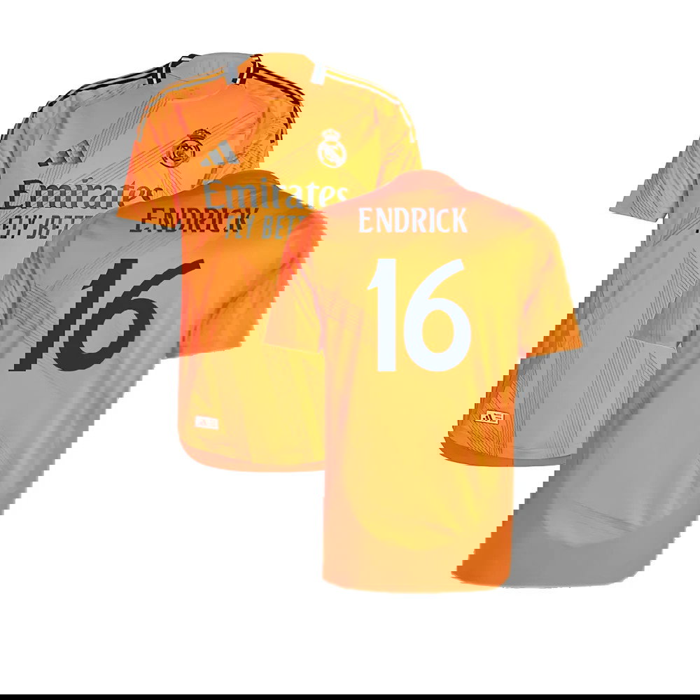 2024-2025 Real Madrid Authentic Away Shirt (Endrick 16)