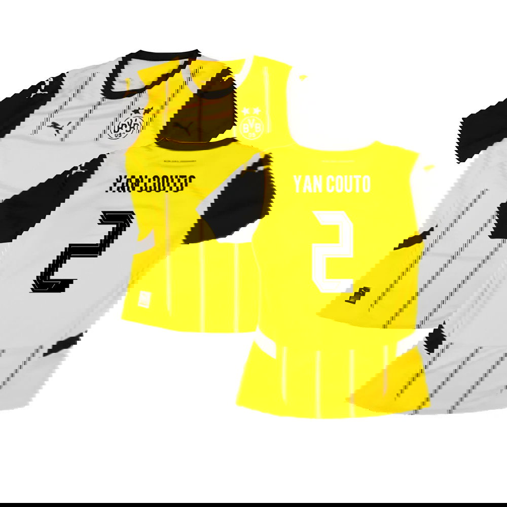 2024-2025 Borussia Dortmund Home Shirt (Ladies) (Yan Couto 2)