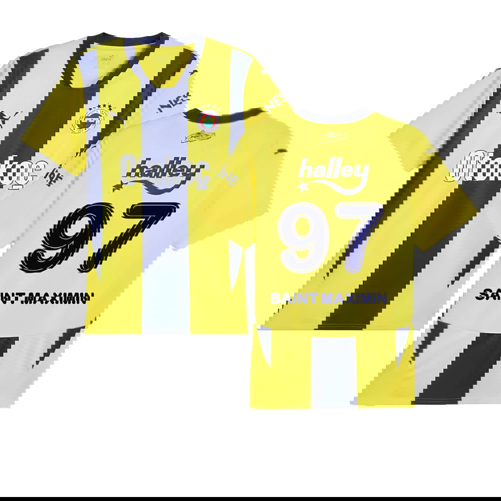 2024-2025 Fenerbahce Home Shirt (Saint Maximin 97)
