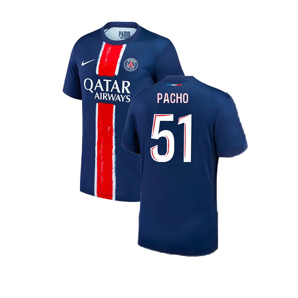 2024-2025 PSG Paris Saint Germain Home Shirt (Kids) (Pacho 51)
