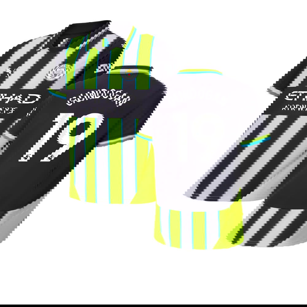 2024-2025 Man City Away Shirt (Kids) (Gundogan 19)
