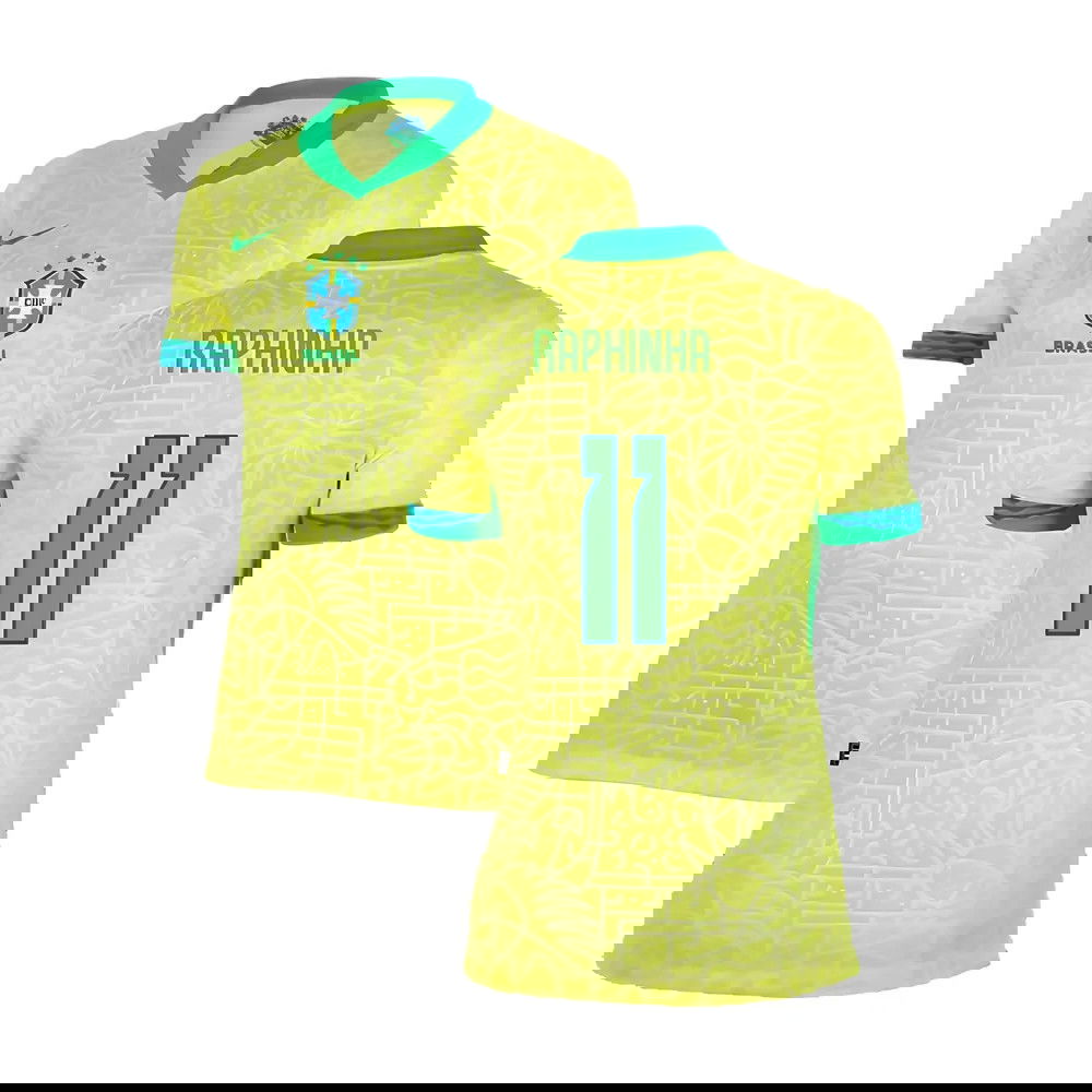 2024-2025 Brazil Home Shirt (Womens) (Raphinha 11)